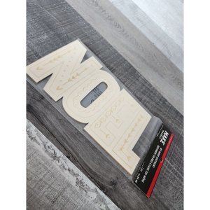 DIY - NOEL Wood Sentiment - Christmas Craft - 9.5 in. x 5 in. Make Market NEW